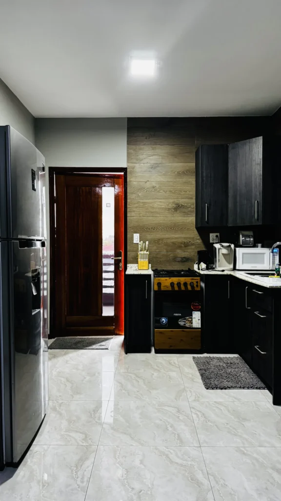 Apartment kitchen and entryway