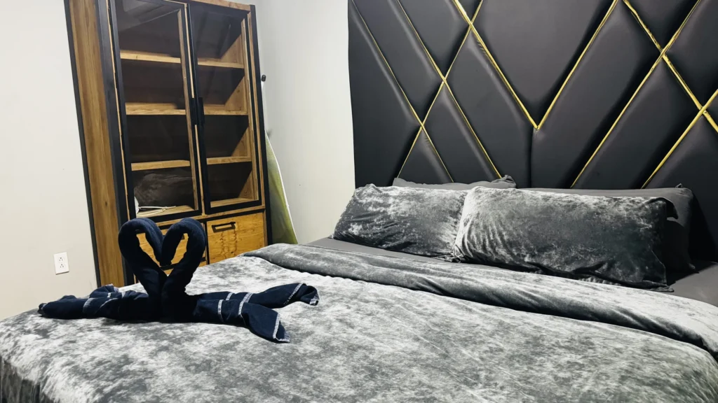 Bedroom in a Two Bedroom King apartment